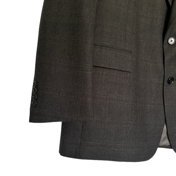 Christian Dior plaid blazer / jacket two button luxury with flaws 50” chest - Picture 3 of 8